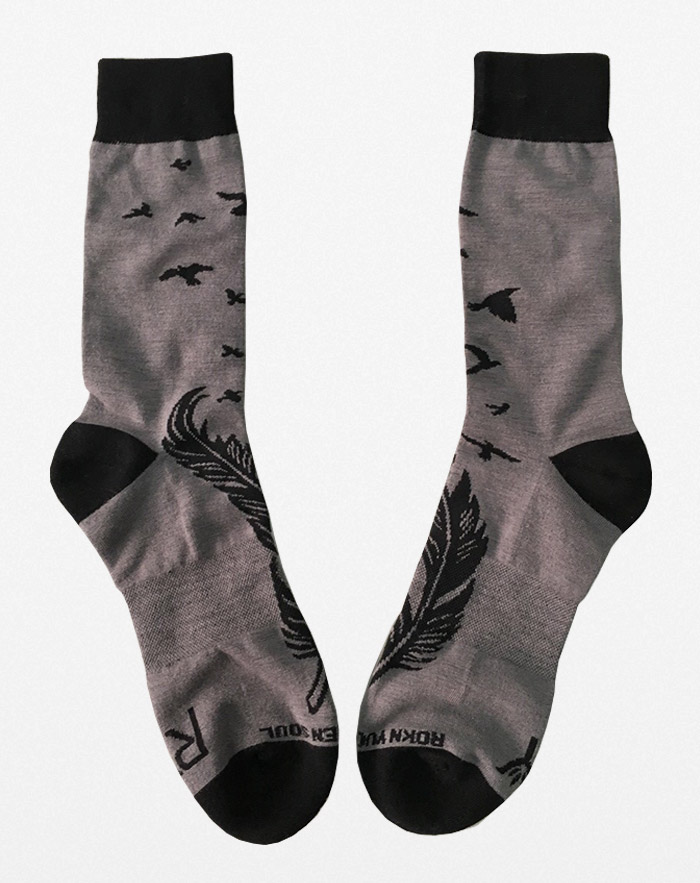 Midnight-Raven Organic Bamboo Socks